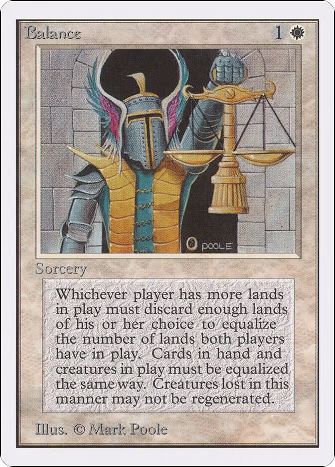 Balance, Unlimited Edition — Magic card price