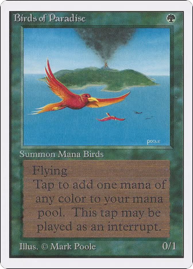Birds of Paradise, Unlimited Edition — Magic card price