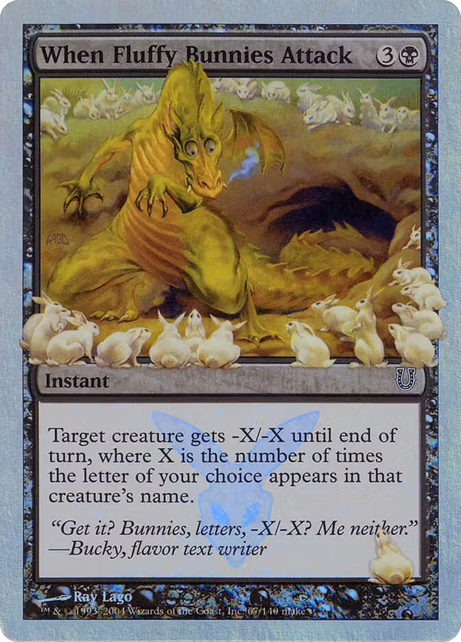 When Fluffy Bunnies Attack (Alternate Foil) (67), Unhinged — Magic card price