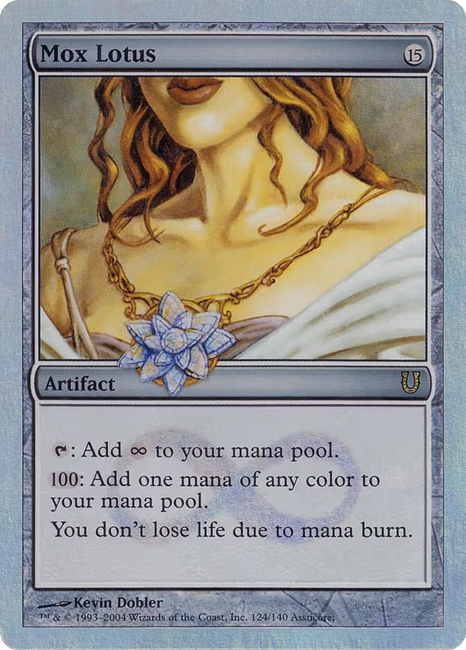 Mox Lotus (Alternate Foil) (124), Unhinged — Magic card price