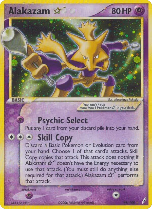 Alakazam Star — one of the most expensive Pokémon cards