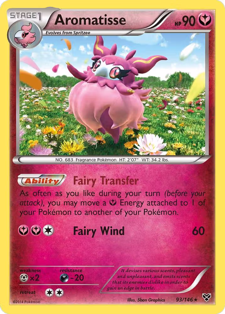 Aromatisse (93/146), XY Base Set — Pokémon card price