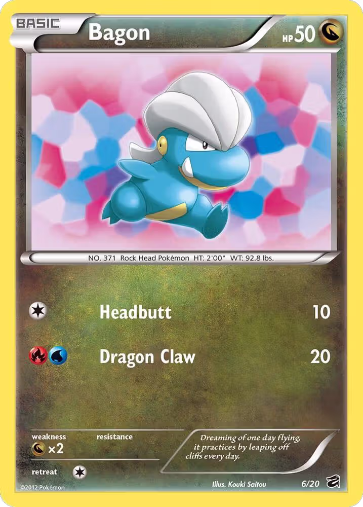Bagon (6/20), Dragon Vault — Pokémon card price