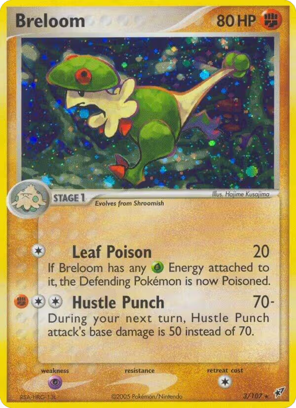 Breloom (3/107), EX Deoxys — Pokémon card price
