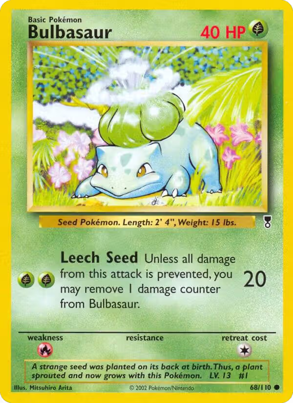 Bulbasaur (068/110), Legendary Collection — Pokémon card price