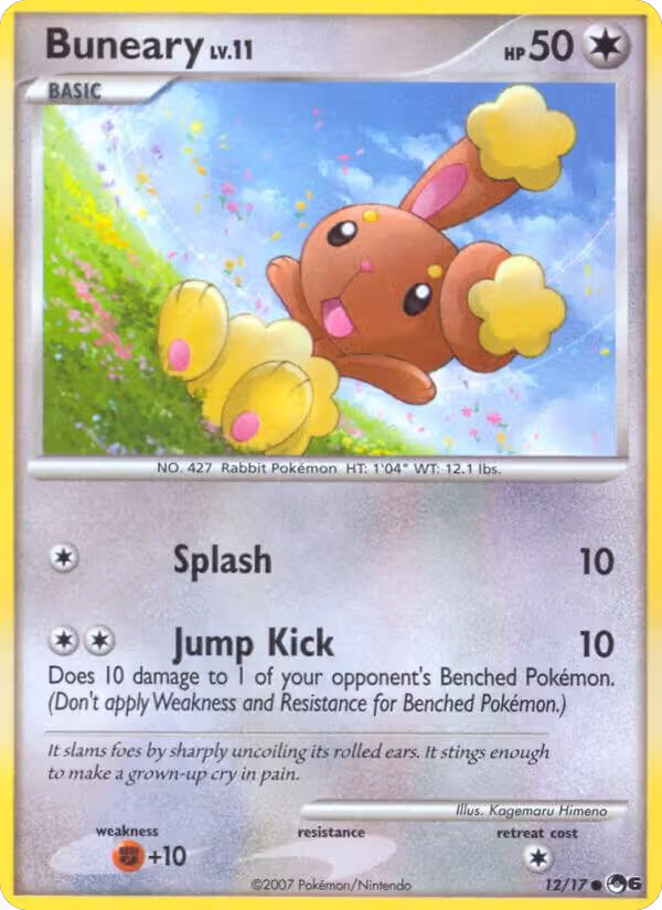 Buneary (012/017), POP Series 6 — Pokémon card price