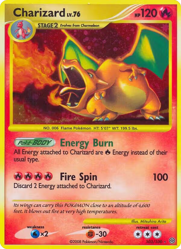 Charizard (103/100), Stormfront — Pokémon card price