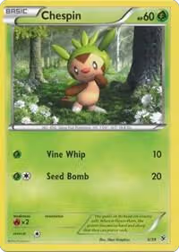 Chespin (3/39), Kalos Starter Set — Pokémon card price