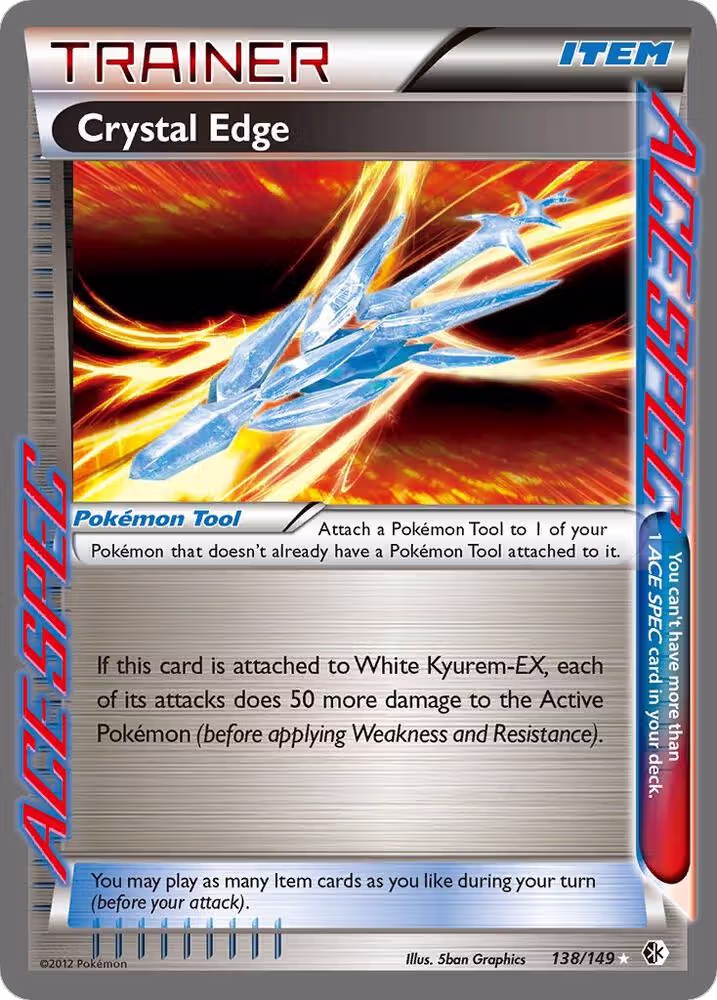 Crystal Edge (138/149), Boundaries Crossed — Pokémon card price
