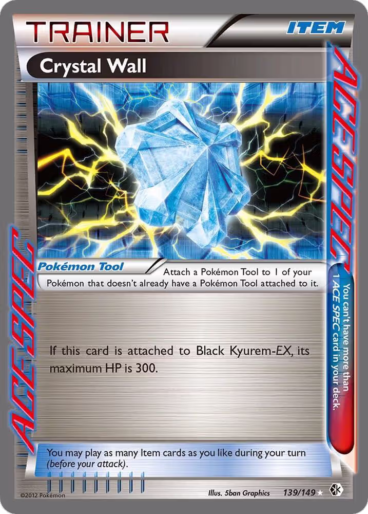Crystal Wall (139/149), Boundaries Crossed — Pokémon card price