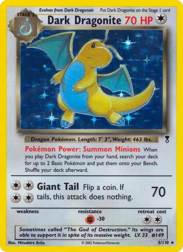 Dark Dragonite (005/110), Legendary Collection — Pokémon card price