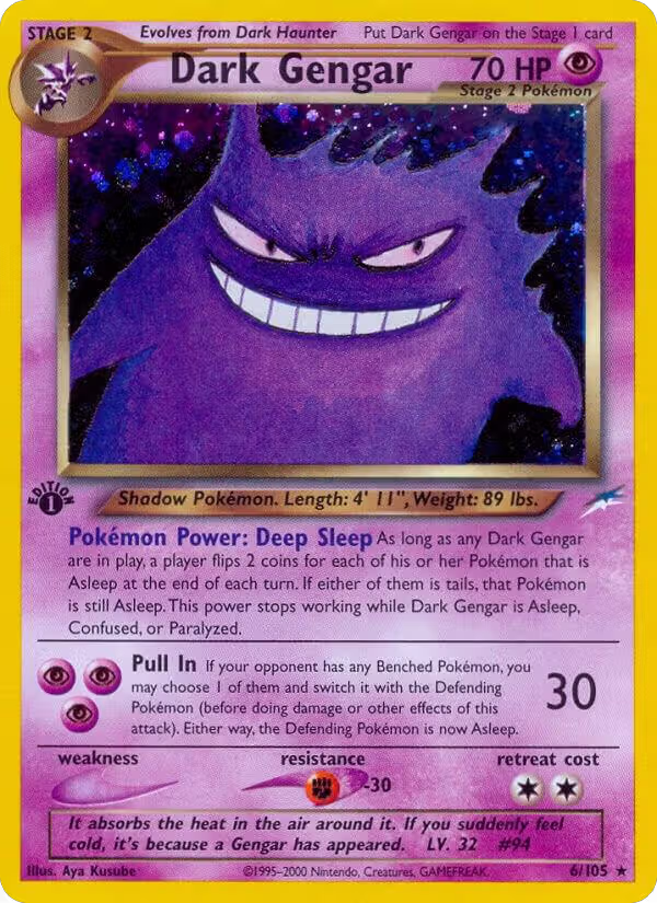 Dark Gengar (006/105), Neo Destiny — Pokémon card price