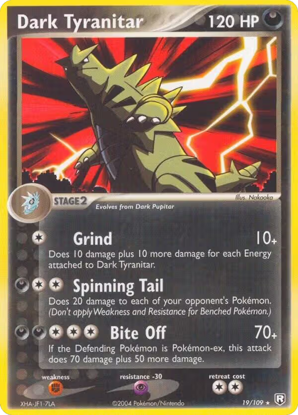 Dark Tyranitar - 019/109 (19/109), EX Team Rocket Returns — Pokémon card price