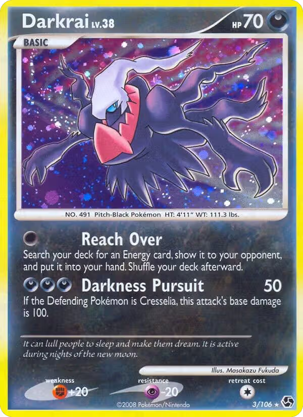 Darkrai (3) (3/106), Great Encounters — Pokémon card price