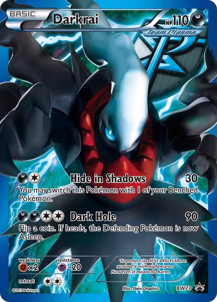 Darkrai (Team Plasma) - BW73 (BW73), Black and White Promos — Pokémon card price