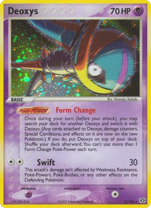 Deoxys (Speed Forme) (2/106), EX Emerald — Pokémon card price