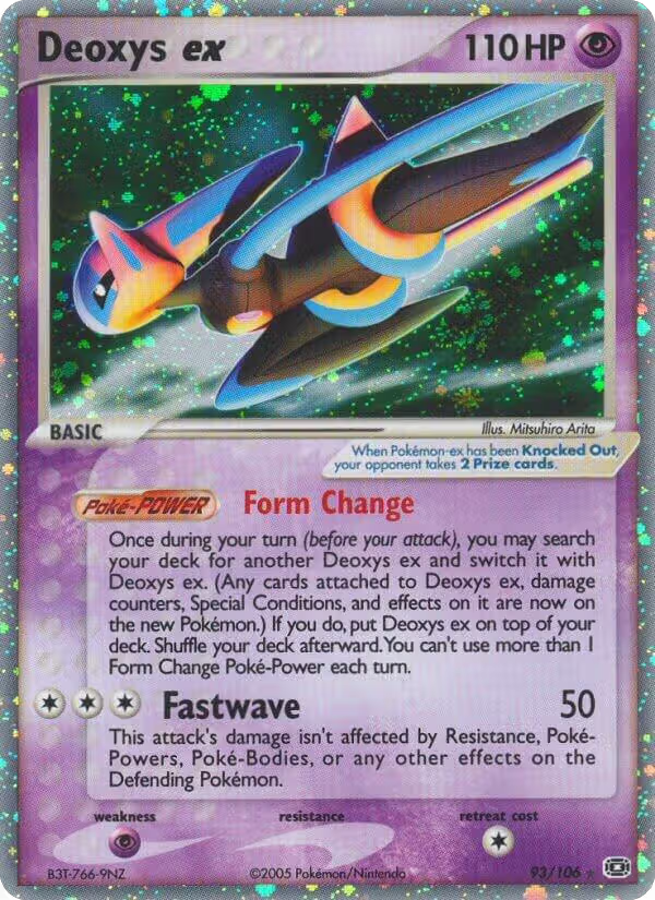 Deoxys ex (Speed Forme) (93/106), EX Emerald — Pokémon card price