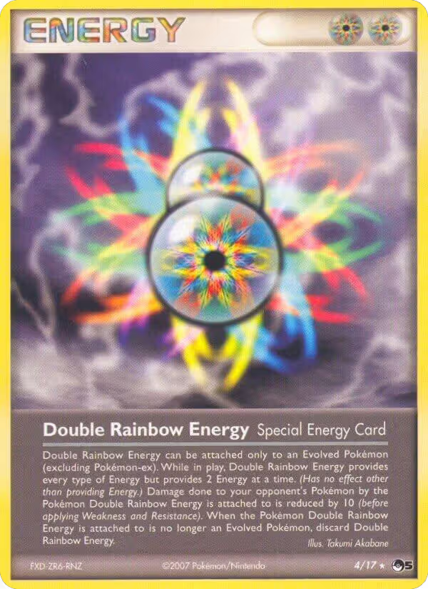 Double Rainbow Energy (004/017), POP Series 5 — Pokémon card price