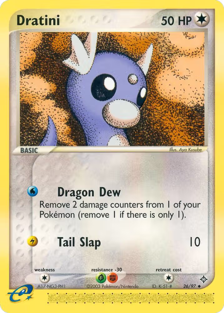 Dratini (26/97), EX Dragon — Pokémon card price