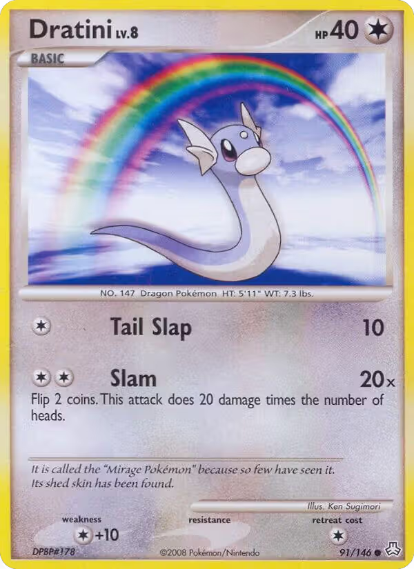 Dratini (91/146), Legends Awakened — Pokémon card price