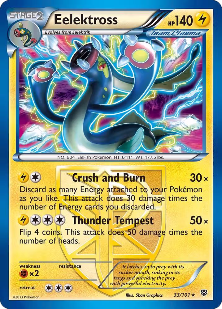 Eelektross (Team Plasma) (33/101), Plasma Blast — Pokémon card price