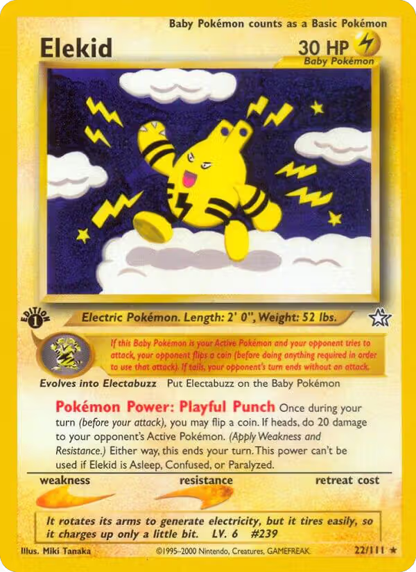 Elekid (022/111), Neo Genesis — Pokémon card price