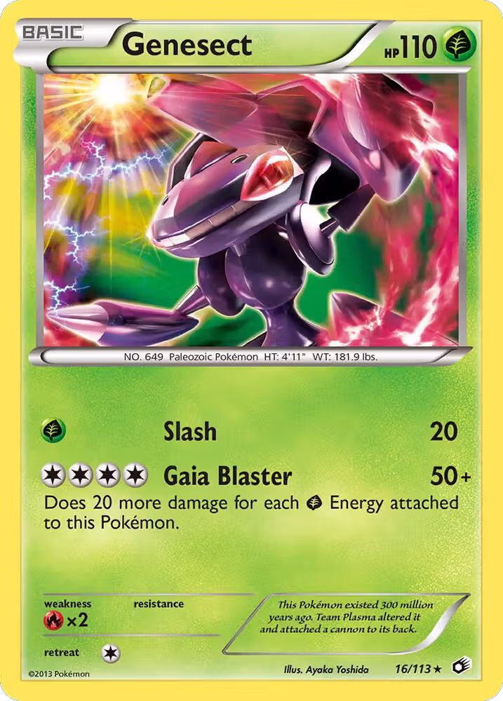 Genesect (16/113), Legendary Treasures — Pokémon card price