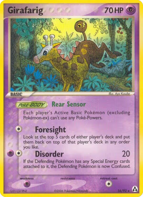 Girafarig (16/92), EX Legend Maker — Pokémon card price