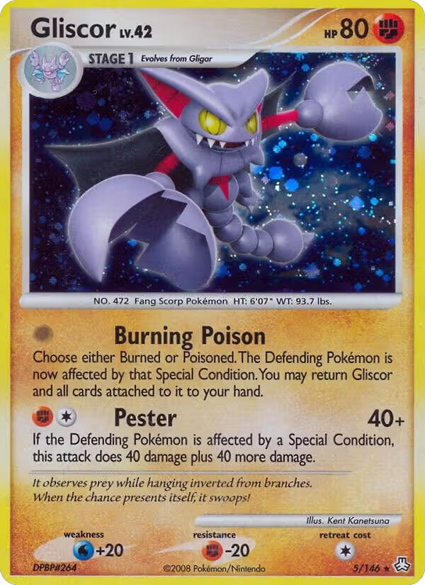 Gliscor (5) (5/146), Legends Awakened — Pokémon card price