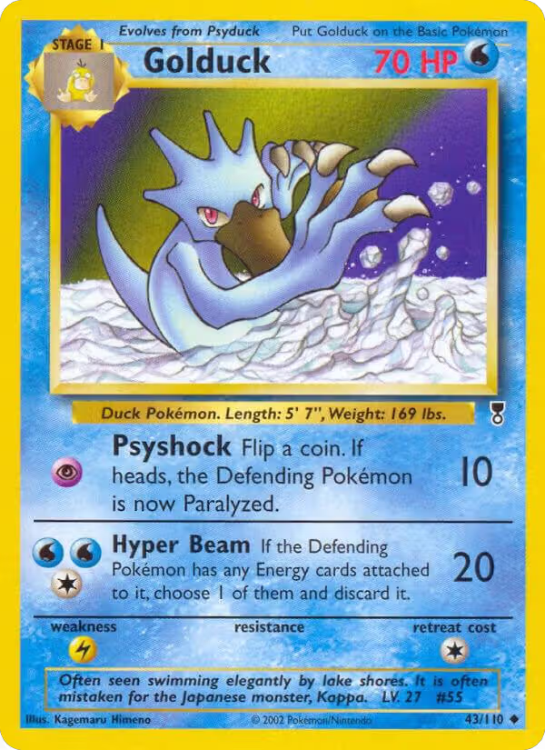 Golduck (043/110), Legendary Collection — Pokémon card price