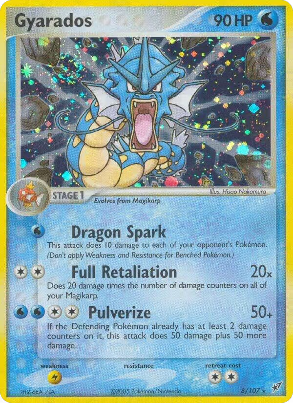 Gyarados (8/107), EX Deoxys — Pokémon card price