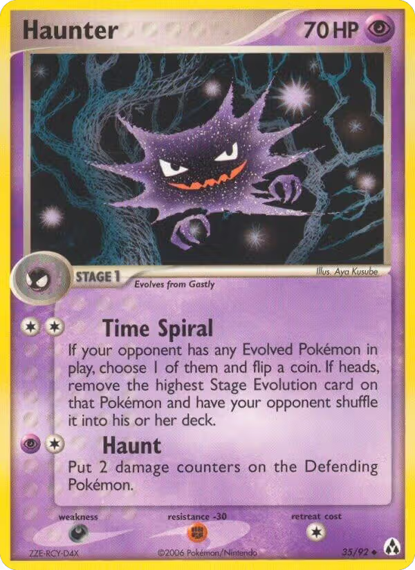 Haunter (35/92), EX Legend Maker — Pokémon card price