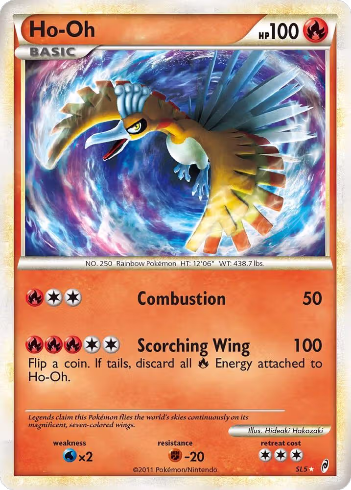 Ho-Oh (Shiny) (SL5), Call of Legends — Pokémon card price