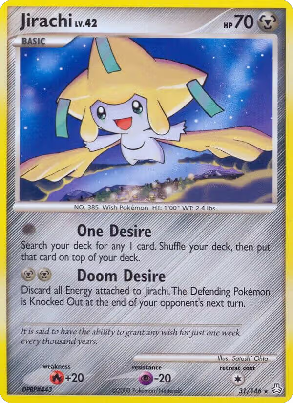 Jirachi (31/146), Legends Awakened — Pokémon card price