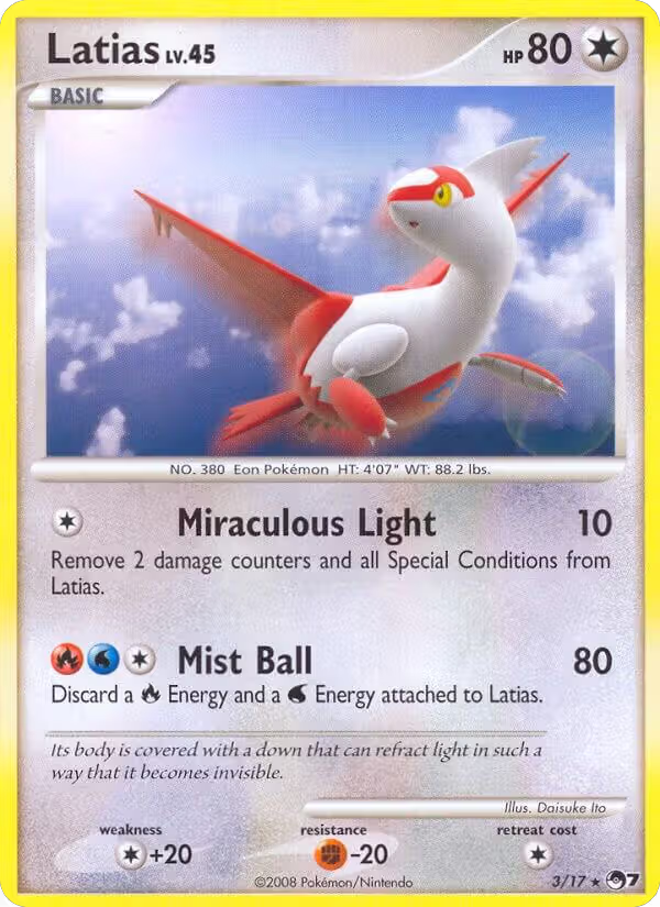 Latias (003/017), POP Series 7 — Pokémon card price