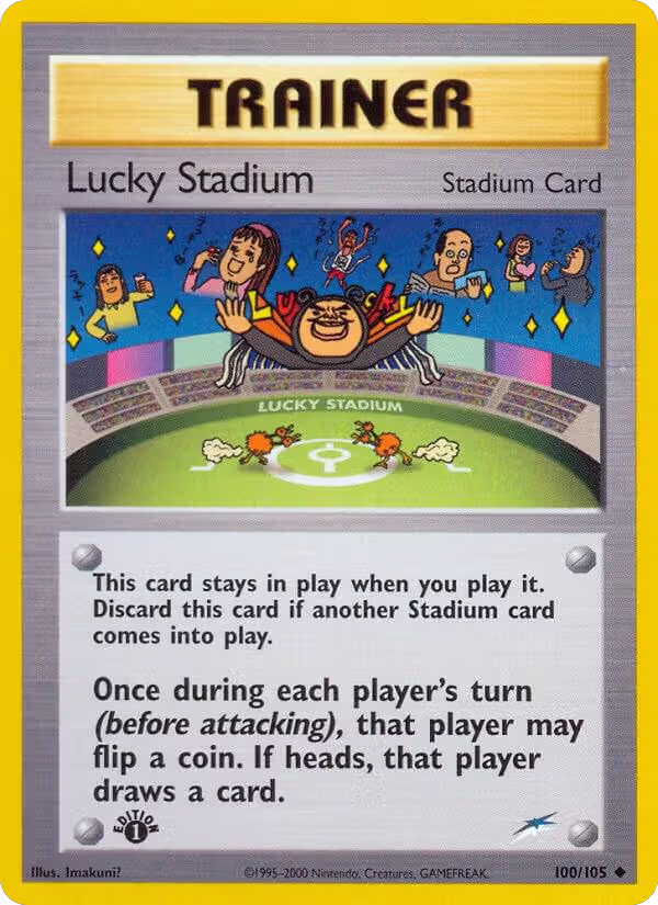 Lucky Stadium (100/105), Neo Destiny — Pokémon card price
