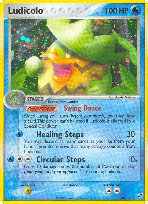 Ludicolo - 010/107 (10/107), EX Deoxys — Pokémon card price