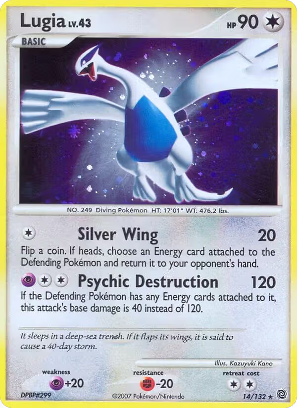 Lugia (14/132), Secret Wonders — Pokémon card price