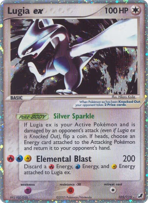 Lugia ex — one of the most expensive Pokémon cards