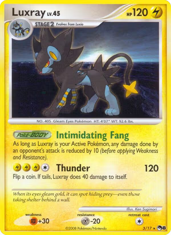 Luxray (003/017), POP Series 8 — Pokémon card price