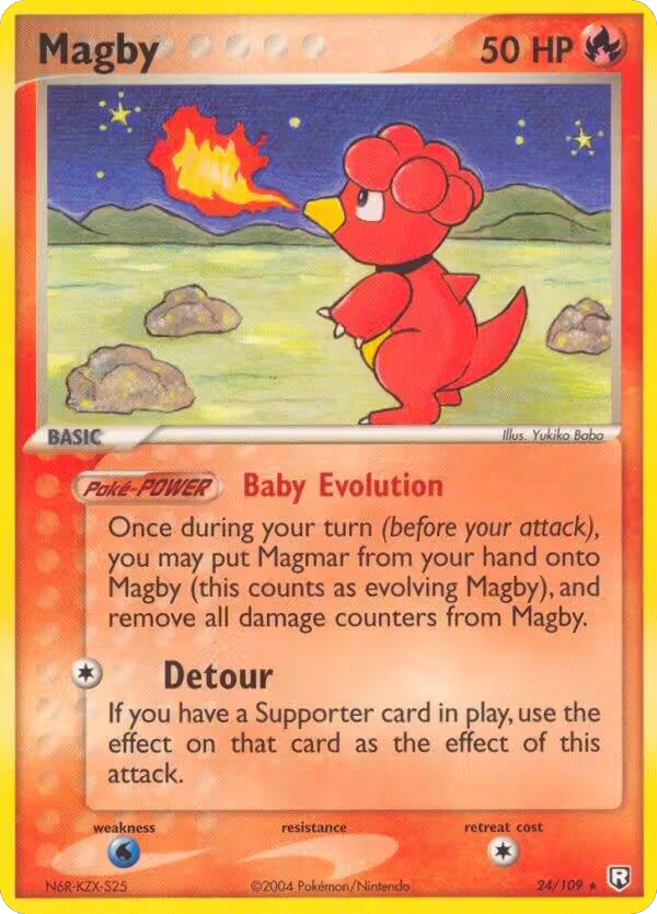 Magby (24/109), EX Team Rocket Returns — Pokémon card price