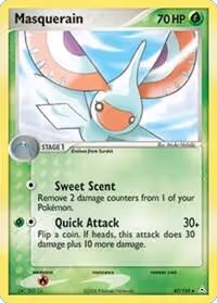Masquerain (47/110), EX Holon Phantoms — Pokémon card price