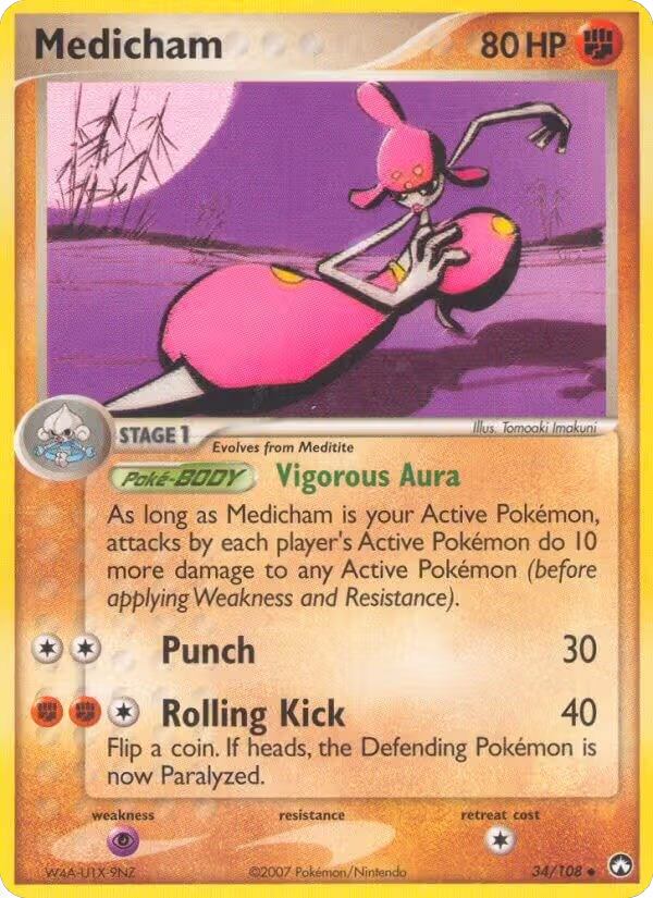Medicham (34/108), EX Power Keepers — Pokémon card price