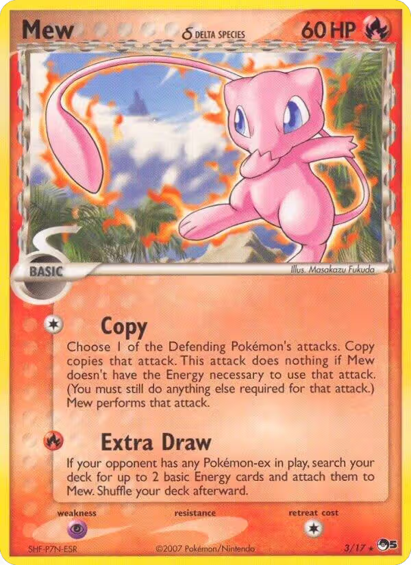 Mew (Delta Species) (003/017), POP Series 5 — Pokémon card price