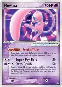 Mew ex (100/110), EX Holon Phantoms — Pokémon card price