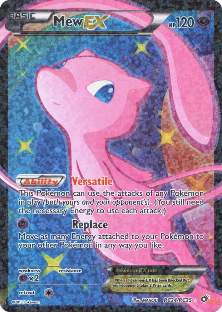 Mew EX (Full Art) (RC24/RC25), Legendary Treasures: Radiant Collection — Pokémon card price