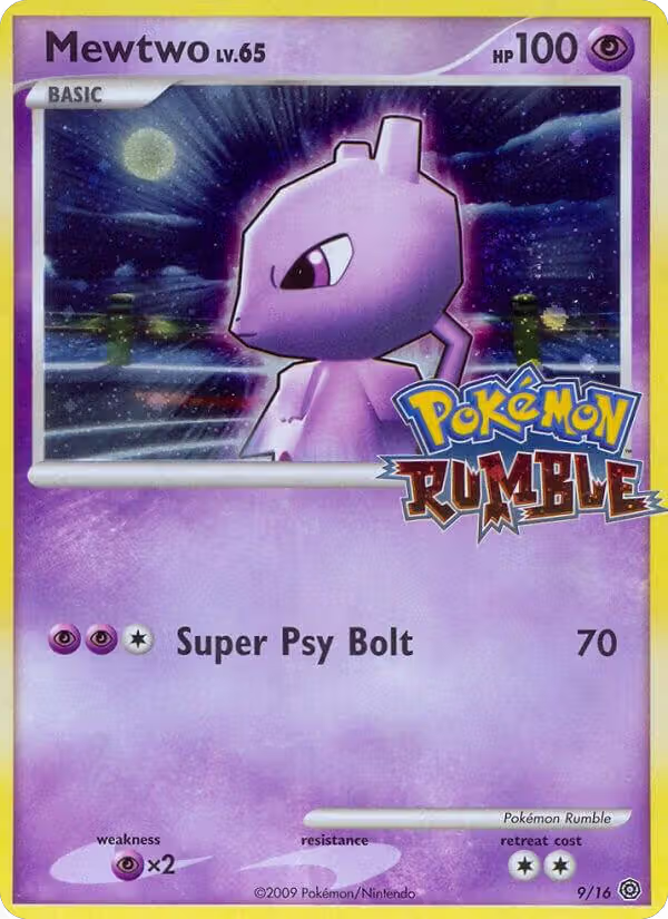 Mewtwo (9), Rumble — Pokémon card price