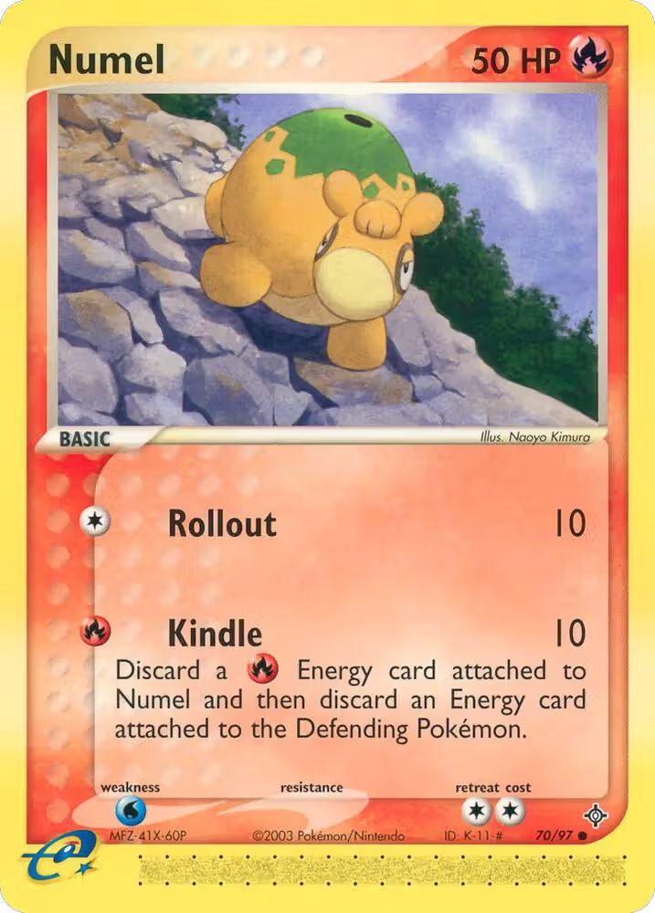 Numel (70/97), EX Dragon — Pokémon card price