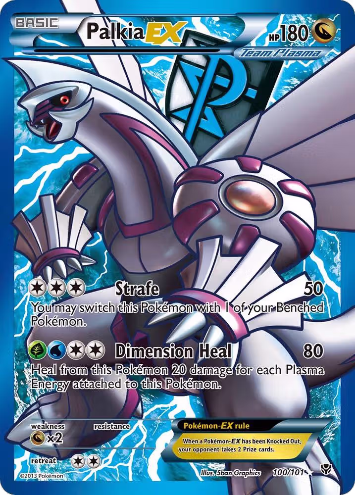 Palkia EX (Team Plasma) (100 Full Art) (100/101), Plasma Blast — Pokémon card price