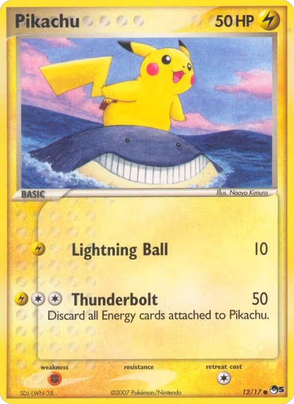 Pikachu (012/017), POP Series 5 — Pokémon card price